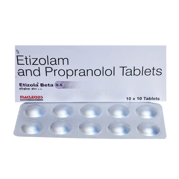 etizola beta 0.5mg tablet 10's